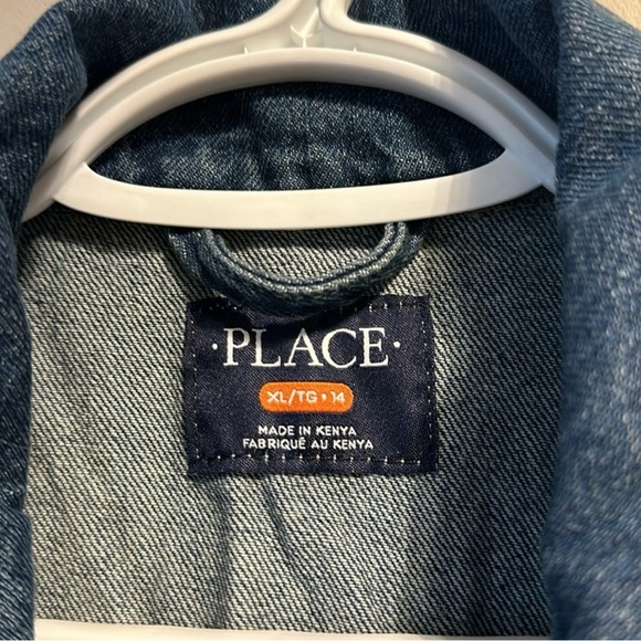 Children’s Place Girl’s Jean Jacket New With Tags - Picture 3 of 4